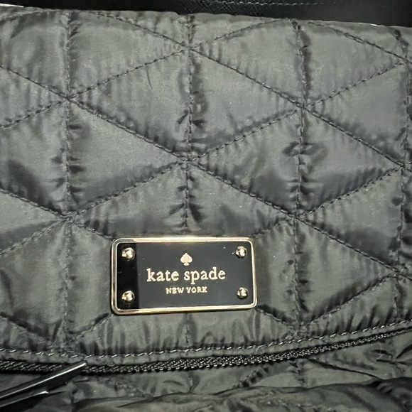 Kate Spade Black Quilted Women's Miri crossbody bag EUC - Picture 2 of 12
